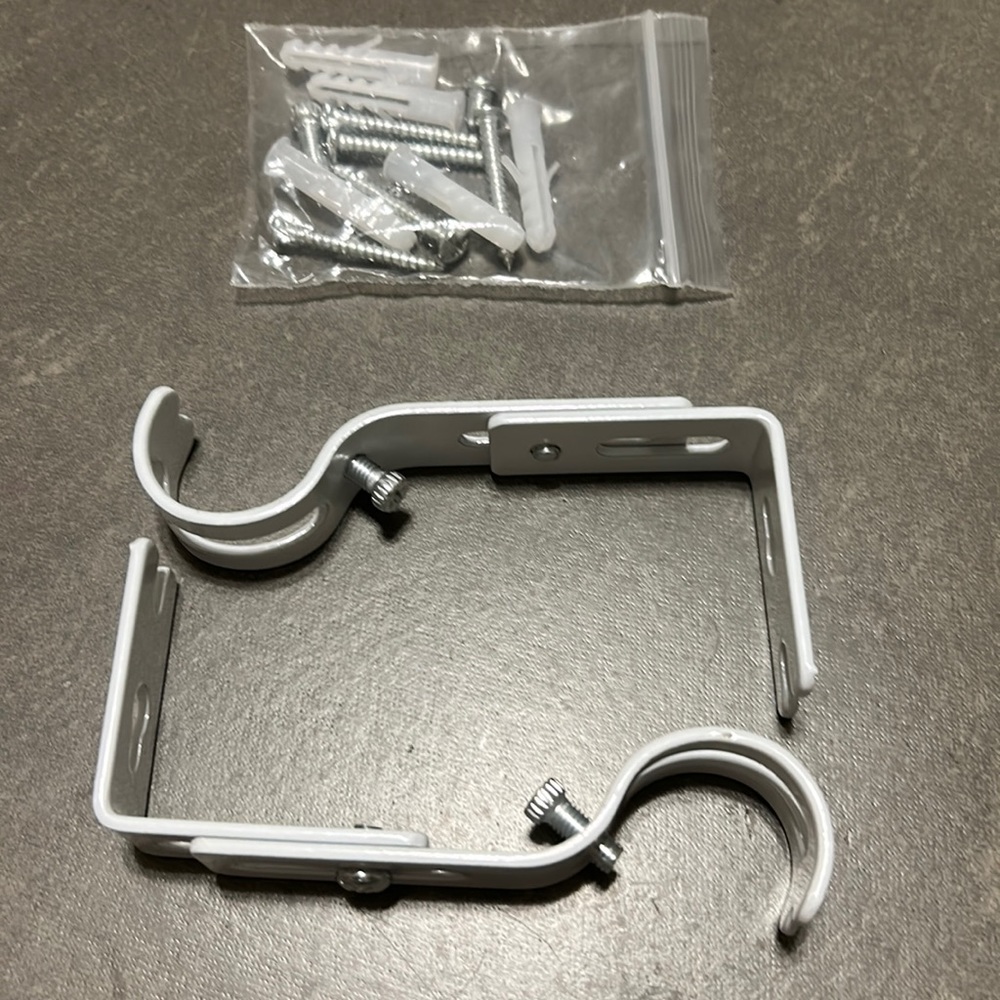 Brackets for curtain rod